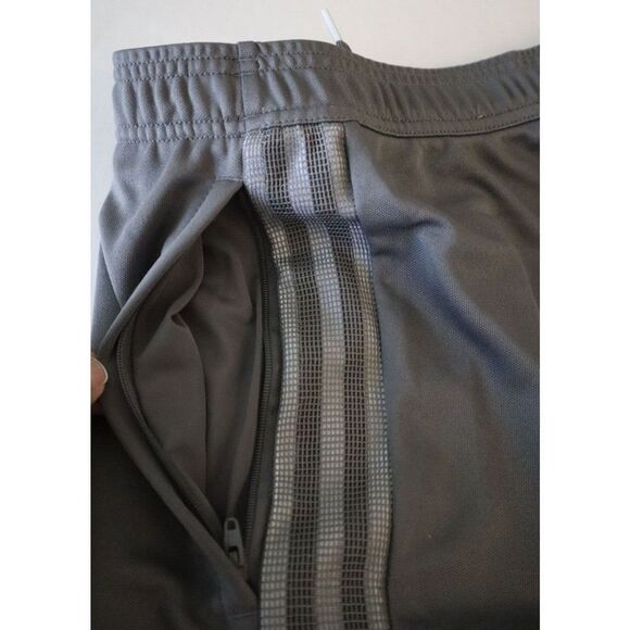 adidas Men's Sz M Gray/White 3-Striped Aeroready PrimeGreen Track Pants - Picture 7 of 11